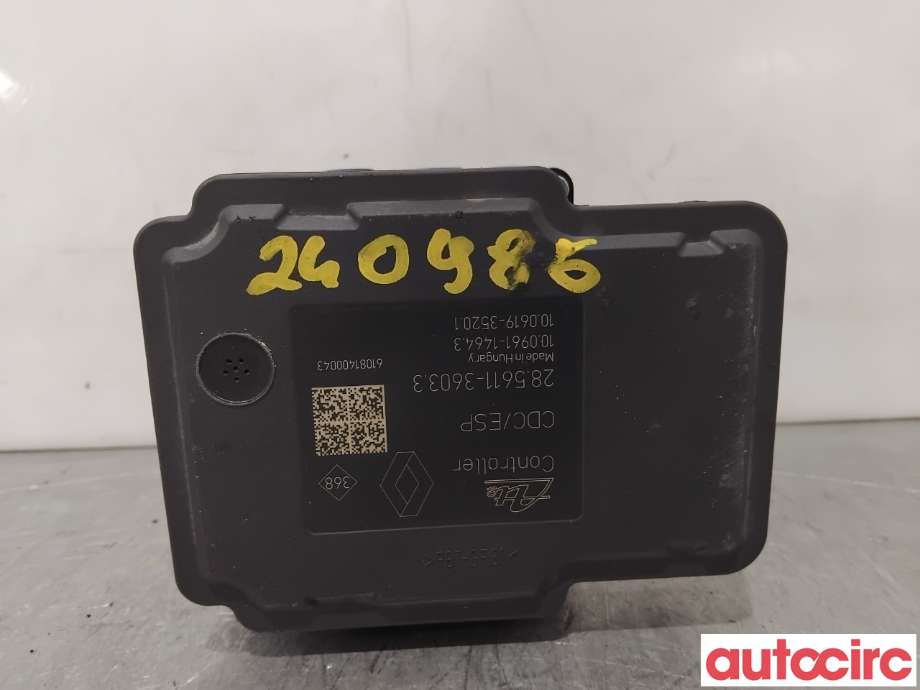 ABS sentral til Renault Megane 2009-2016 Type III  (RENAULT|476607618R|100961-14643|476607984R)