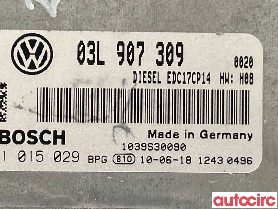 Styreenhet motor til VW Passat 2005-2010 (B6) (B6) (VOLKSWAGEN|03L906022KP|0281015029|03L907309)