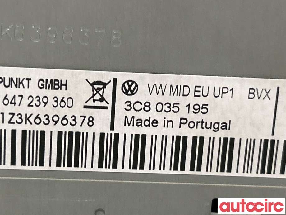 Bilstereo til VW Passat 2005-2010 (B6) (B6) (VOLKSWAGEN|3C8057195X|7647239360|3C8035195)