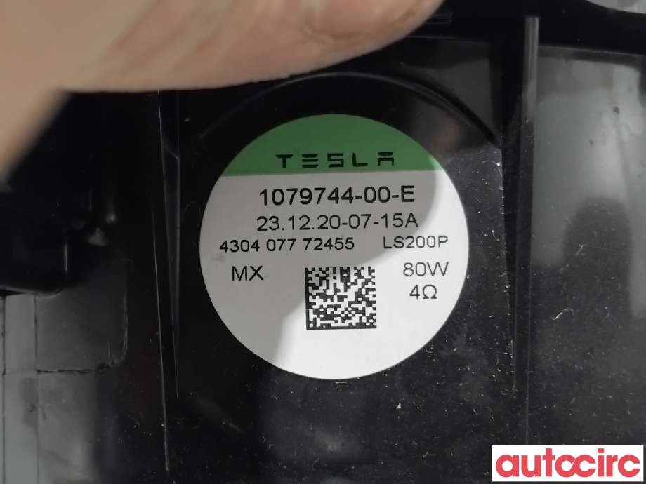 Bilstereo høyttaler til Tesla Model 3 2018-2023 (Fase 1)  (TESLA|1079744-00-E|)