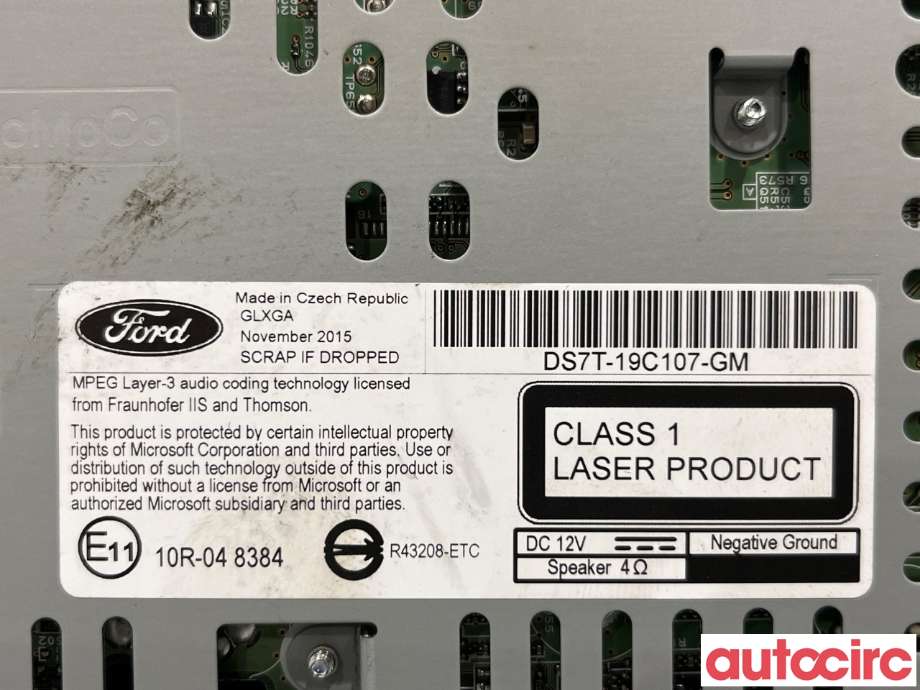 Bilstereo til Ford Mondeo 2014-2019 (Type V, Fase 1)  (FORD|2360214|HS7T-19C107-NF|)