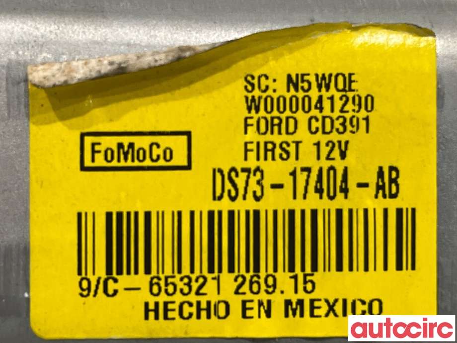 Viskermotor bakrute til Ford Mondeo 2014-2019 (Type V, Fase 1)  (FORD|1872394|DS73-17404AB)