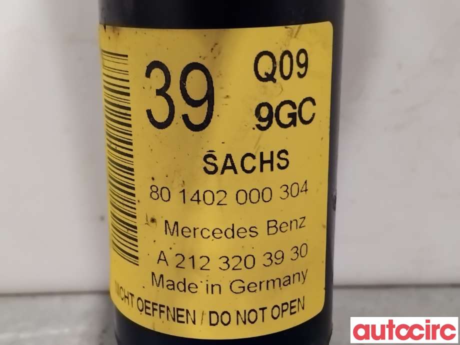 Støtdemper bak til Mercedes E-Klasse 2009-2013 (Fase 1) (W212) (W212) (MERCEDES|A2123203930|801402000304)