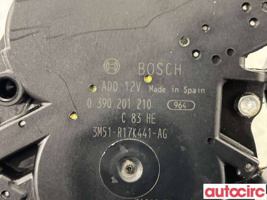 Viskermotor bakrute til Ford Focus 2008-2010 (Type II, Fase 2)  (FORD|1689913|0390201210|3M51-R17K441-AG)