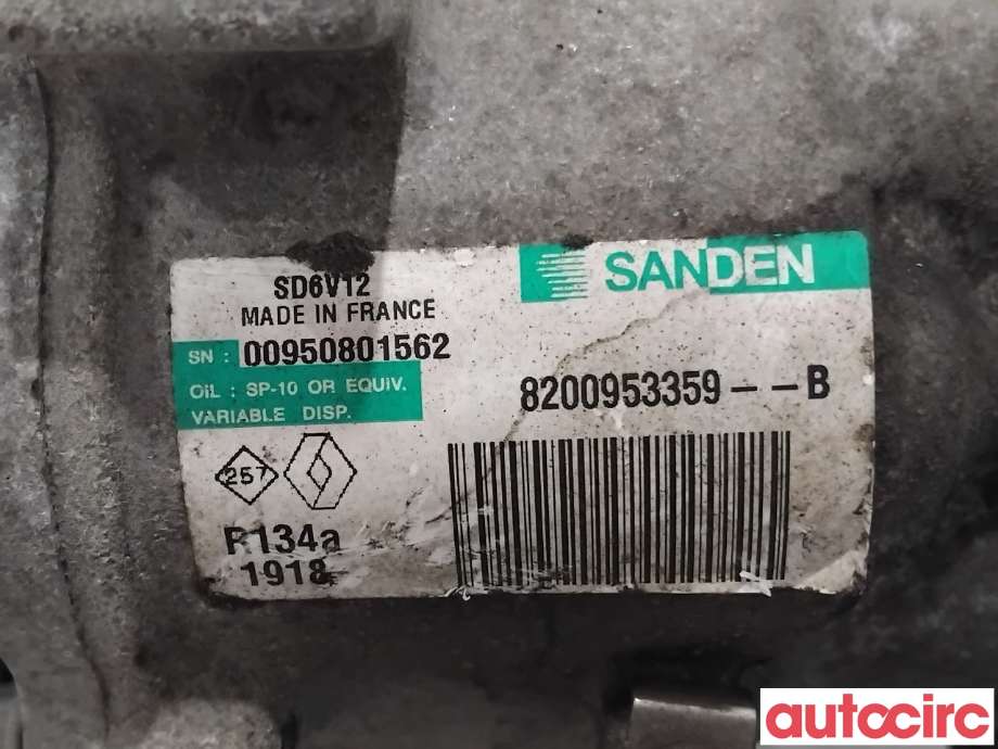 Aircondition kompressor til Mercedes Citan 2012-2021 (W415) (W415) (MERCEDES|A4158300100|SD6V121918|A4158304400)