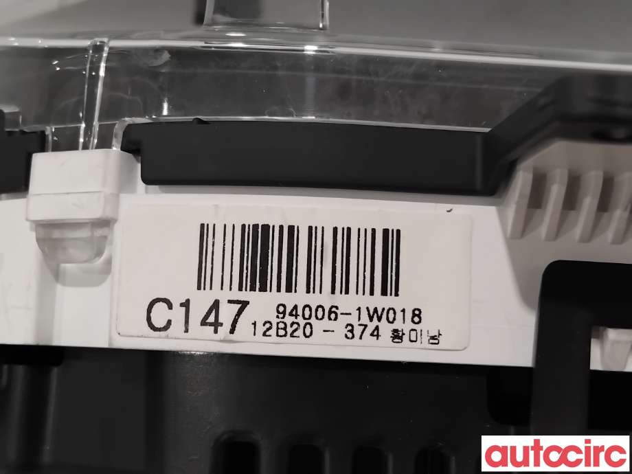 Instrumentpanel til Kia Rio 2011-2017 Type III  (KIA|940061W018||94006-1W018)