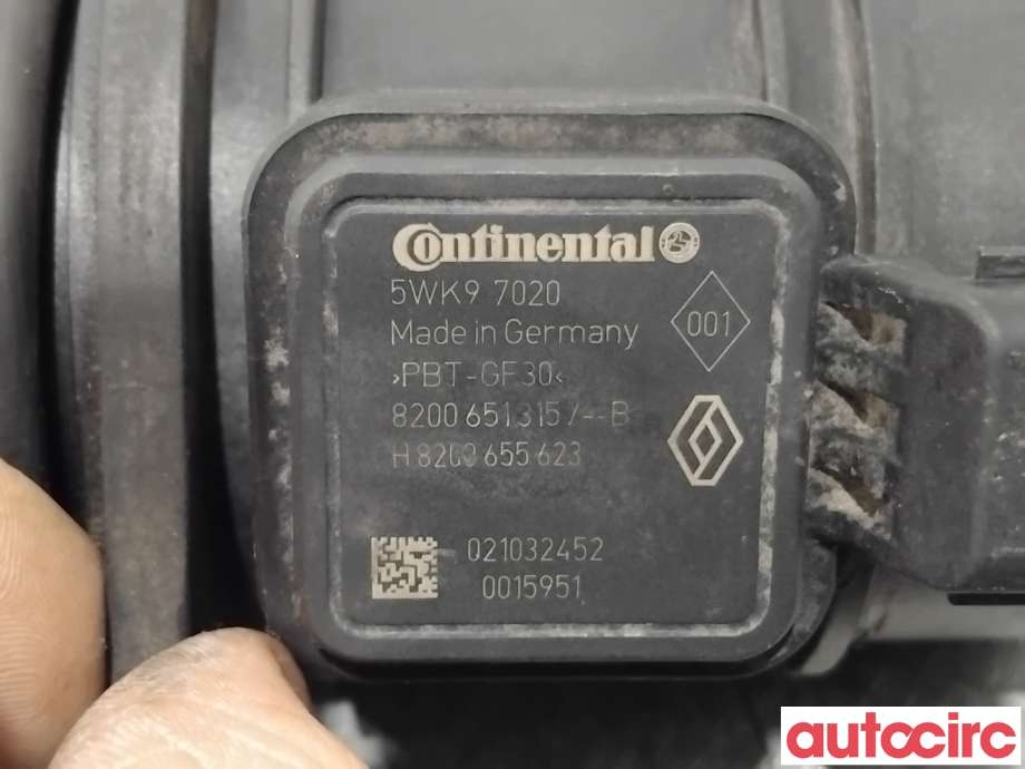 Luftmengde/luftmassemåler til Renault Kangoo 2008-2021 (Type II)  (RENAULT|8200651315|5WK97020)