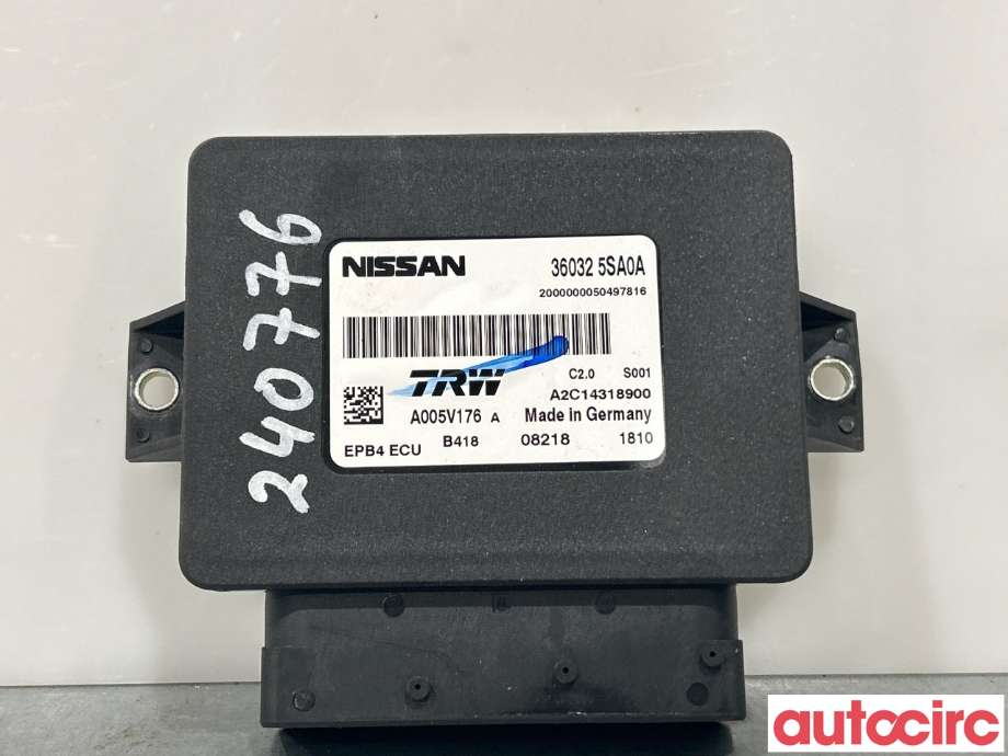 Styreenhet parkering til Nissan Leaf, 2018-->> (Type II)  (NISSAN|360325SA0A)