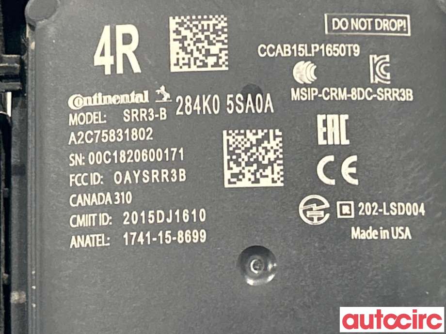 Sensor radar til Nissan Leaf 2018-->> (Type II)  (NISSAN|284KO5SA0A)