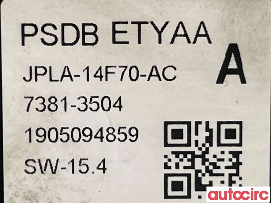 Styreenhet batteri til Jaguar I-PACE 2018-->>  (JAGUAR|J9C10581|JPLA-14F70-AC|T4A48077)