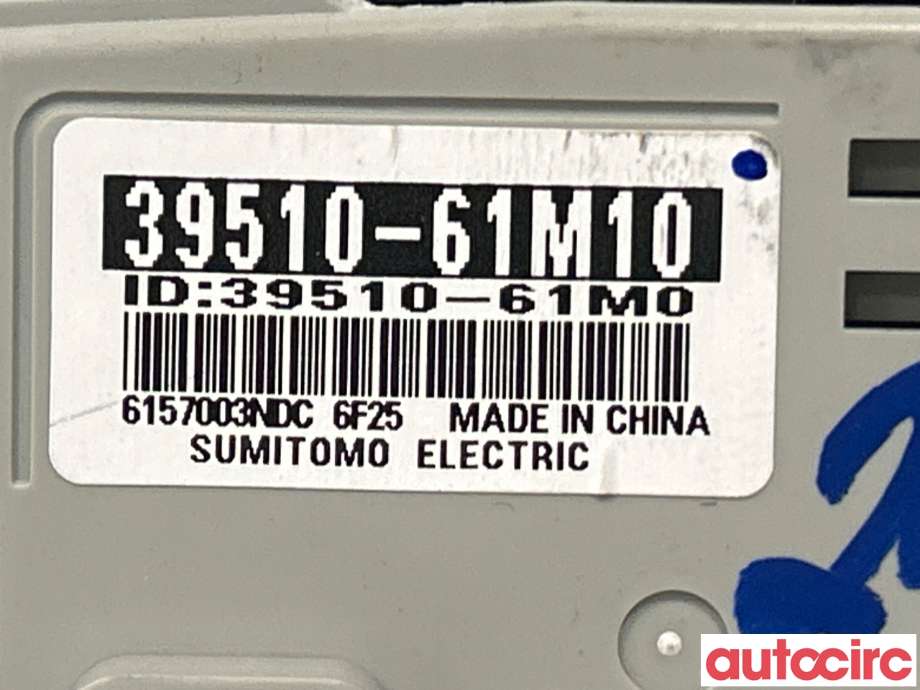Varmeapparat betjening til Suzuki SX4 S-CROSS 2013-->> (Type II)  (SUZUKI|39510-61M10-BKZ)