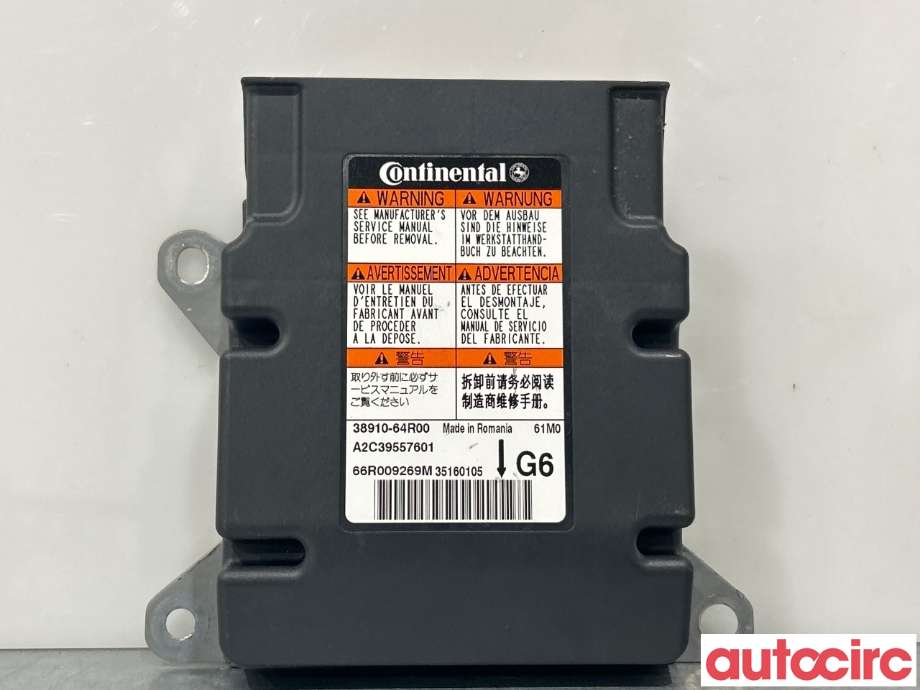 Airbag elektronikk til Suzuki SX4 S-CROSS, 2013-->> (Type II)  (SUZUKI|38910-64R00)