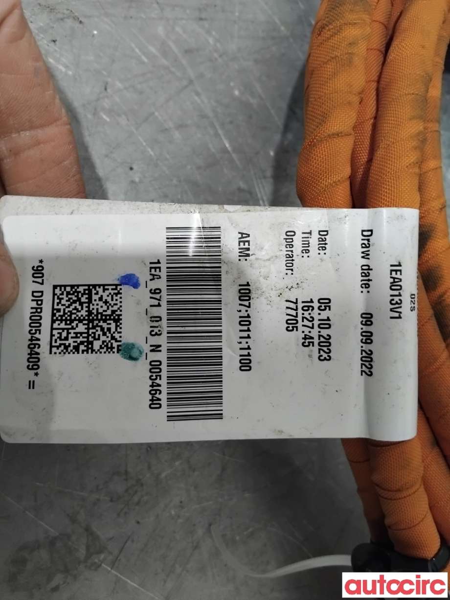 Kabel høy volt (HV) hybrid til VW ID.4 2020-->>  (VOLKSWAGEN|1EA971013N|)