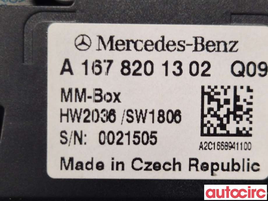 Diverse deler til Mercedes EQC 2019-->>  (MERCEDES|A1678201302)