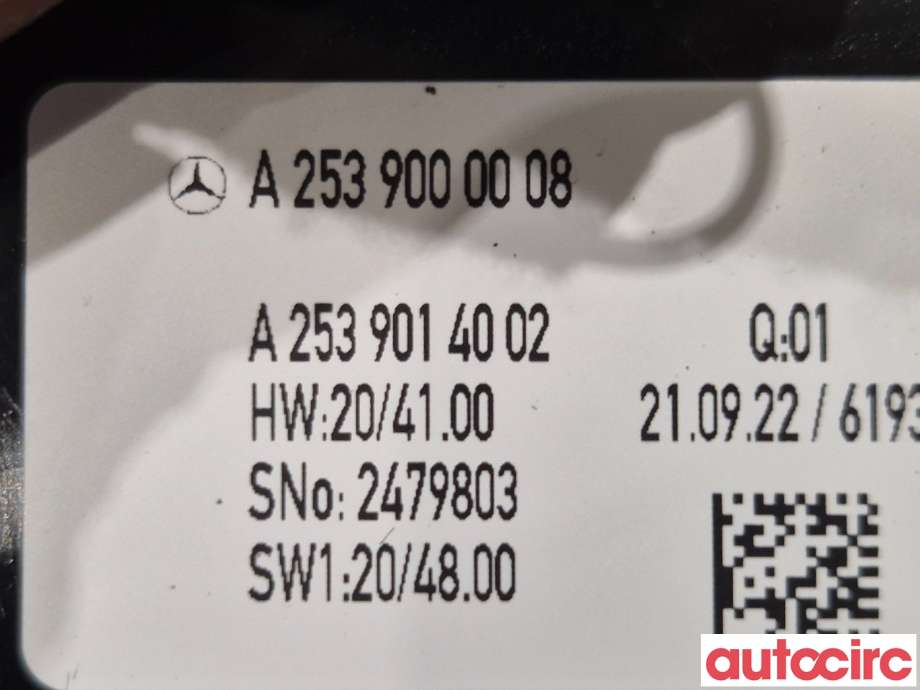 Bryter diverse til Mercedes EQC 2019-->>  (MERCEDES|A2539000008)