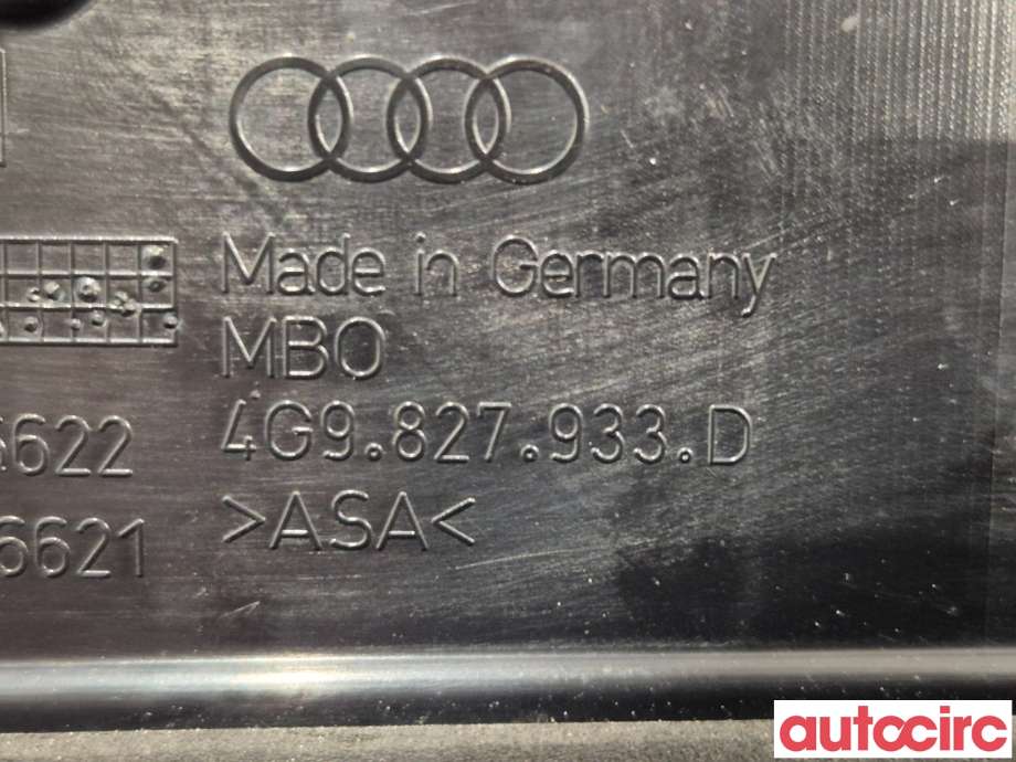 Spoiler bakluke til Audi A6 2011-2014 (Type IV, Fase 1) (C7) (C7) (AUDI|4G9827933E||4G9898941)