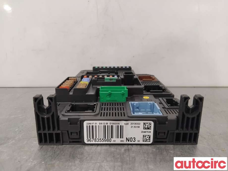Sikringsboks til Peugeot 208 2012-2019 (Type I)  (PEUGEOT|1608326180|9678355980|1611426880)