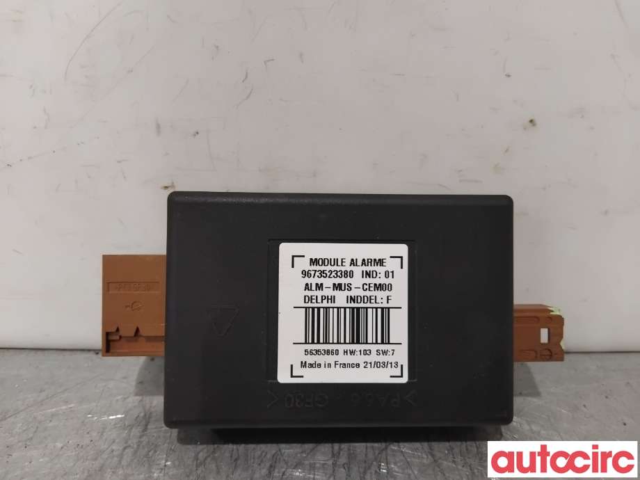 Styreenhet diverse til Peugeot 208, 2012-2019 (Type I)  (PEUGEOT|1607747880)