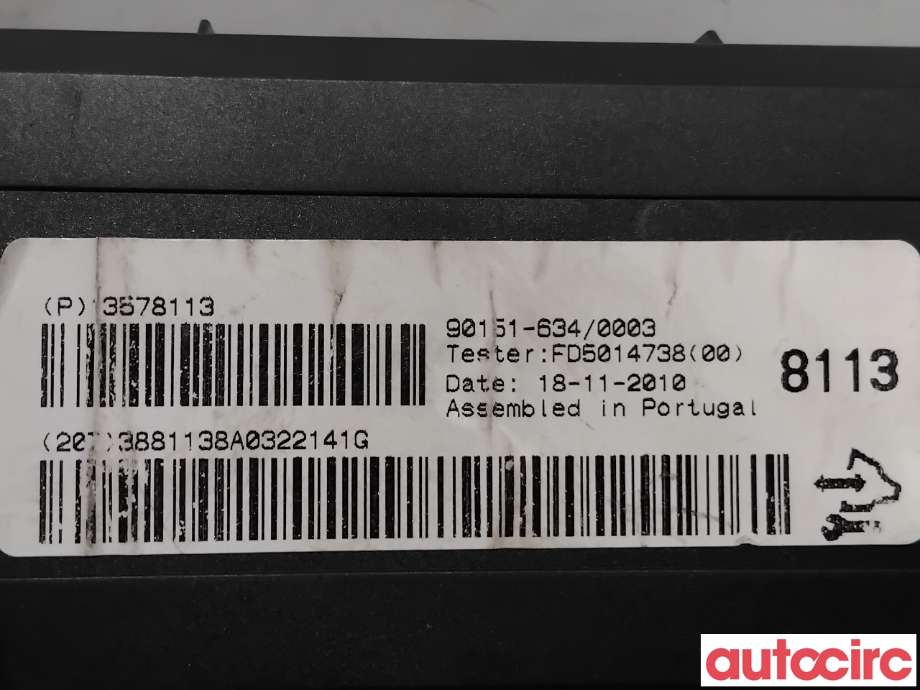 Styreenhet klima/aircondition til Opel Astra J 2010-2015  (OPEL|13578113|90151-634)