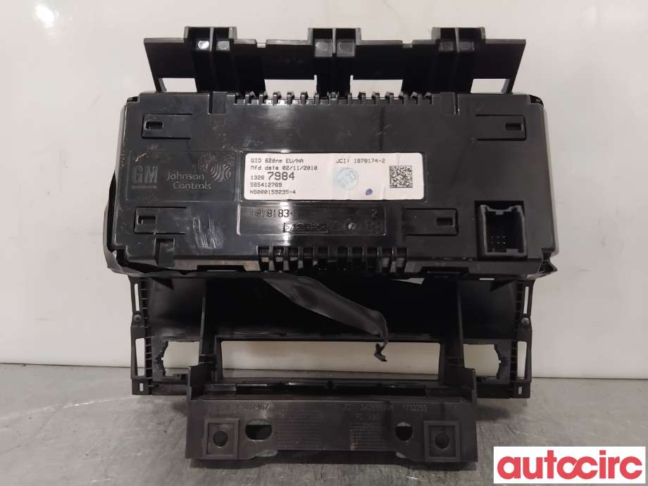 Multimedia display (MCU - Media Controller Unit) til Opel Astra J 2010-2015  (OPEL|13267984|56512769|22858076)