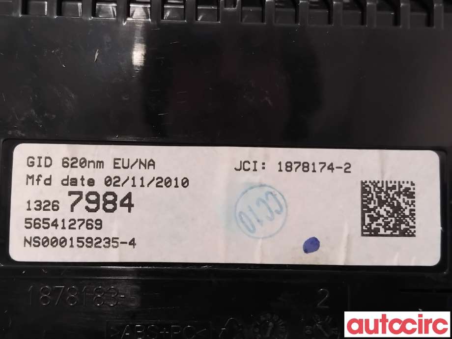 Multimedia display (MCU - Media Controller Unit) til Opel Astra J 2010-2015  (OPEL|13267984|56512769|22858076)