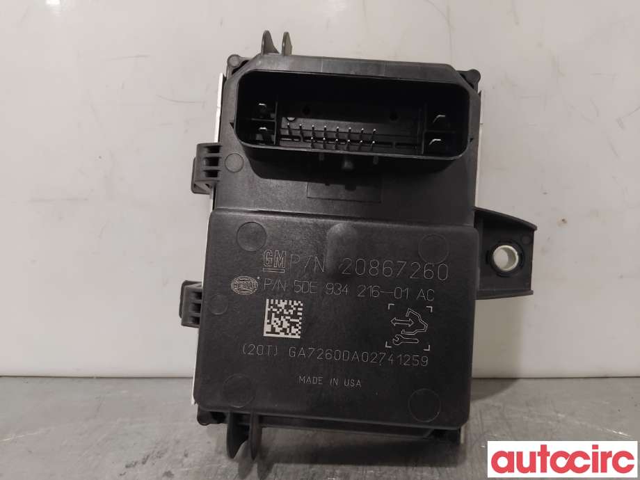 Styreenhet drivstoffpumpe til Opel Astra J 2010-2015 (OPEL|20867261|5DE934216-01|20867260)