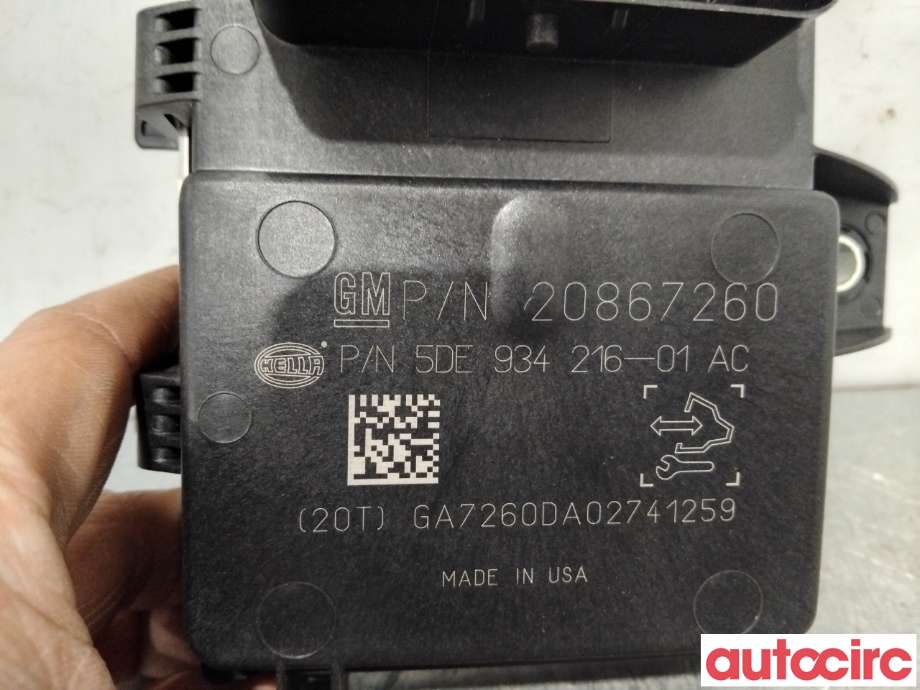 Styreenhet drivstoffpumpe til Opel Astra J 2010-2015 (OPEL|20867261|5DE934216-01|20867260)
