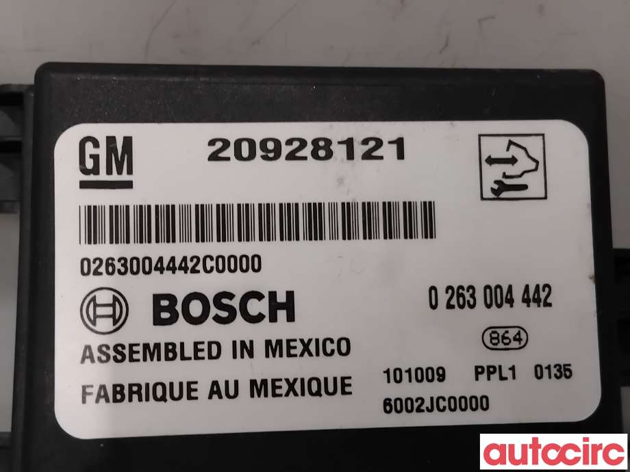 Styreenhet parkering til Opel Astra J 2010-2015  (OPEL|20928121|0263004442)