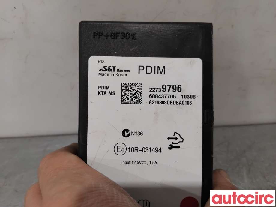 Styreenhet diverse til Opel Astra J 2010-2015 (OPEL|22739796|688437706|22829144)