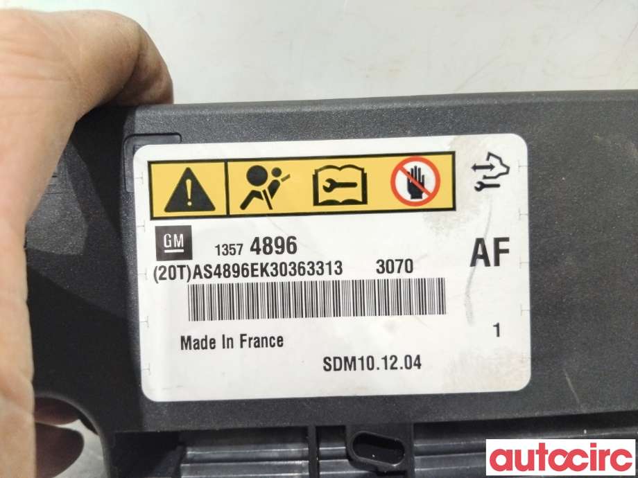 Airbag elektronikk til Opel Astra J 2010-2015  (OPEL|13574896|)