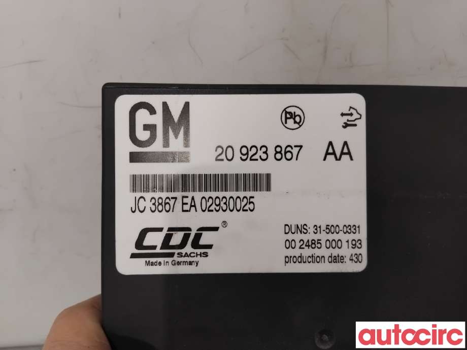 Styreenhet diverse til Opel Astra J 2010-2015  (OPEL|20923867|31-500-0331|13354068)