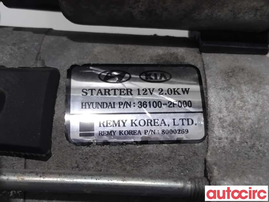 Starter diesel til Hyundai Ix35 2010-2015  (HYUNDAI|361002F000|8000269|361002F050)