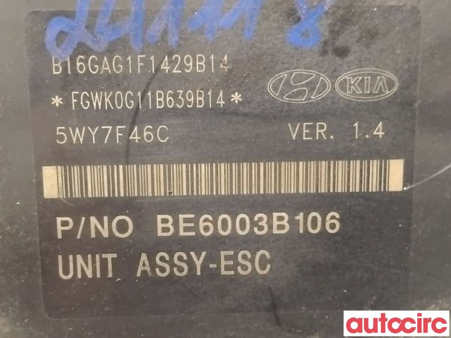ABS sentral til Hyundai Ix35 2010-2015  (HYUNDAI|589202Y350|BE6003B106|58920-2Y350)