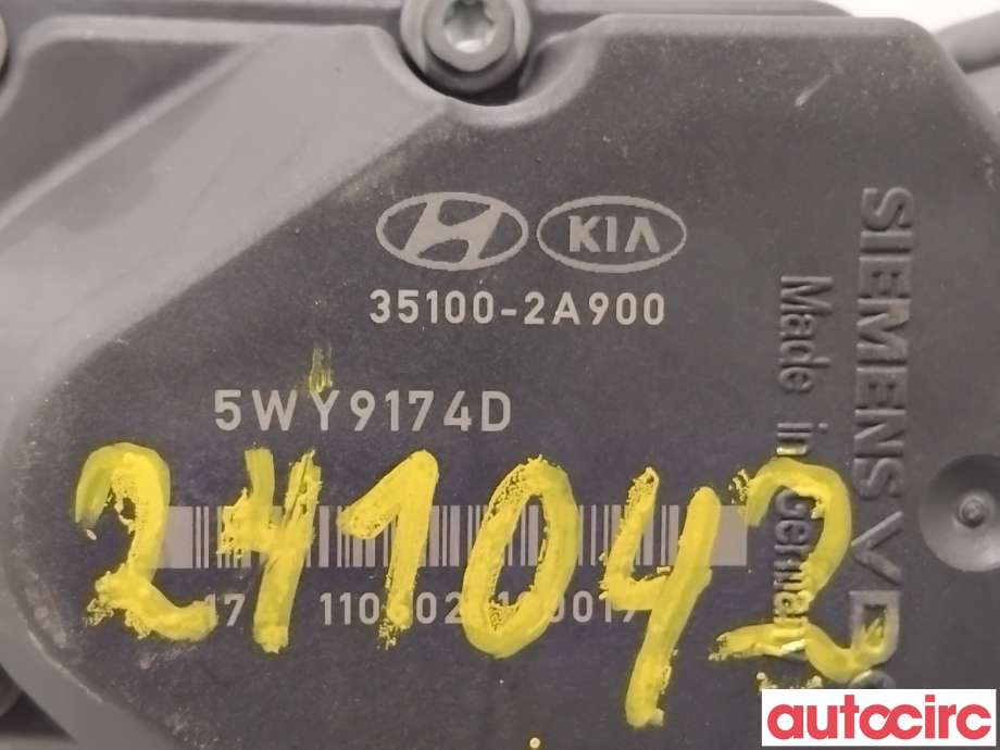 Spjeldhus til Hyundai i40 2012-2017  (HYUNDAI|351002A900|5WY9174D|35100-2A900)