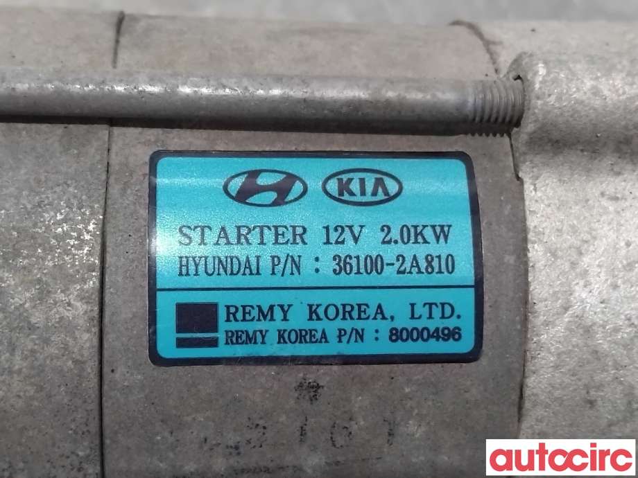 Starter diesel til Hyundai i40 2012-2017  (HYUNDAI|361002A810|8000496|36100-2A810)