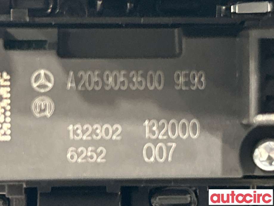 Bryter lys til Mercedes GLC 2015-2022 (X253) (X253) (MERCEDES|A2059057007)