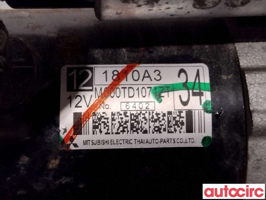 Starter til Mitsubishi Space Star 2013-->> (Type II)  (MITSUBISHI|1810A334|M000TD1071ZT)