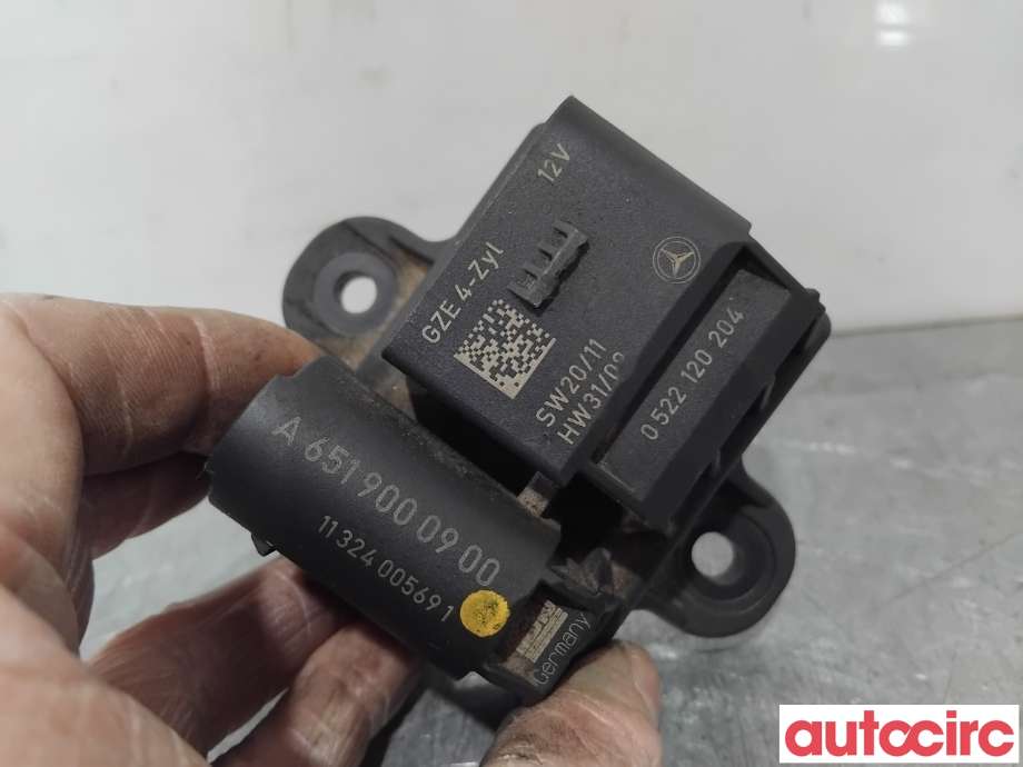 Rele gløde til Mercedes C-Klasse 2011-2014 (Fase 2) (W204) (W204) (MERCEDES|A6519002203|0522120204|A6519008003)