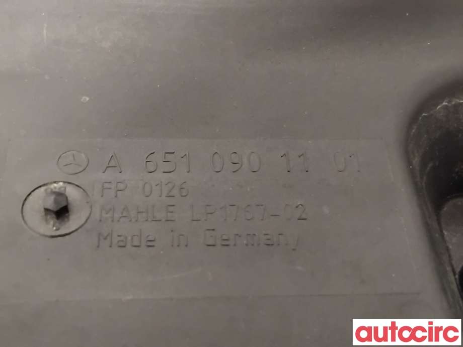 Luftfilterboks til Mercedes C-Klasse 2011-2014 (Fase 2) (W204) (W204) (MERCEDES|A6510901101||A6510902301)