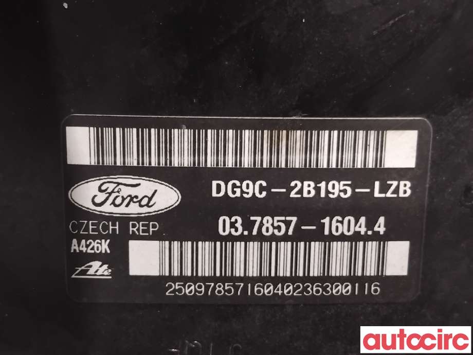 Bremsekraft-forsterker til Ford Mondeo 2014-2019 (Type V, Fase 1)  (FORD|2649274|037857-16044|DG9C-2B195-LZB)