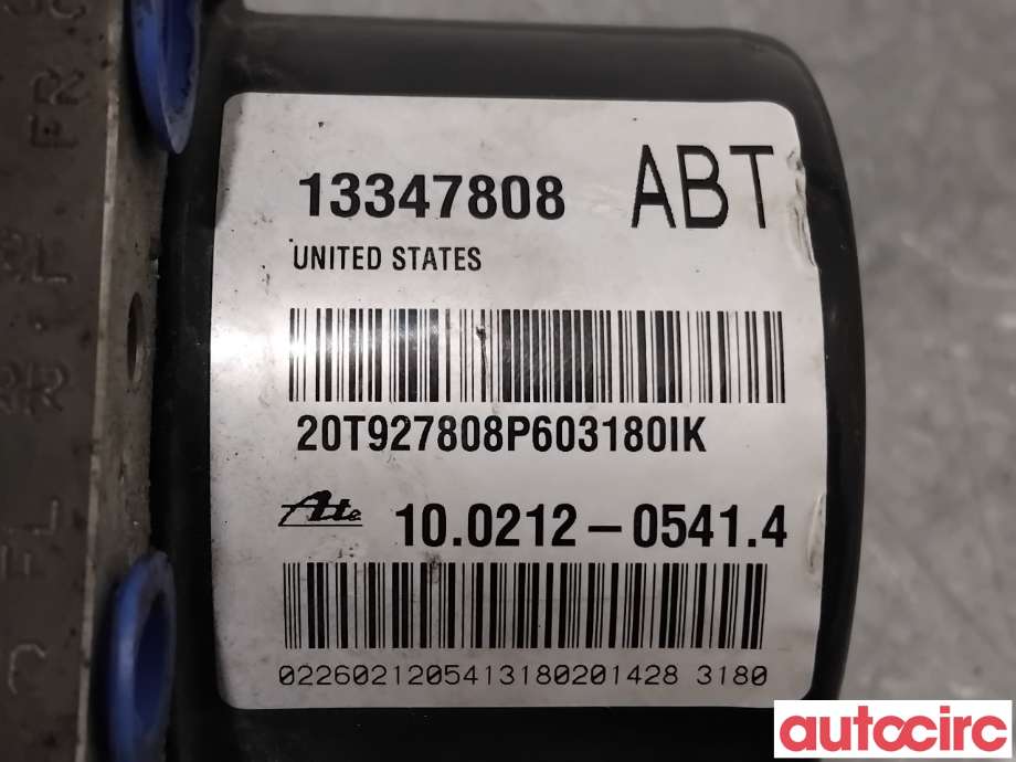 ABS sentral til Opel Astra J 2010-2015  (OPEL|13344015|100961-45213|13347808)