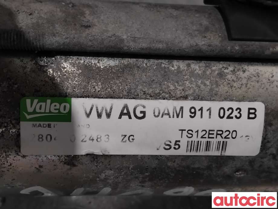 Starter til VW Scirocco 2008-2013  (VOLKSWAGEN|0AM911023BX|TS12ER20|0AM911023B)
