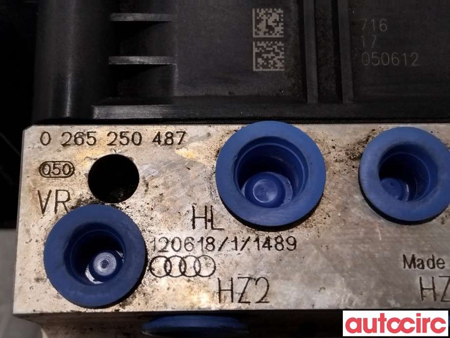 ABS sentral til Audi A7 2010-2014 (Type I, Fase 1)  (AUDI|4G0614517R|0265250487)
