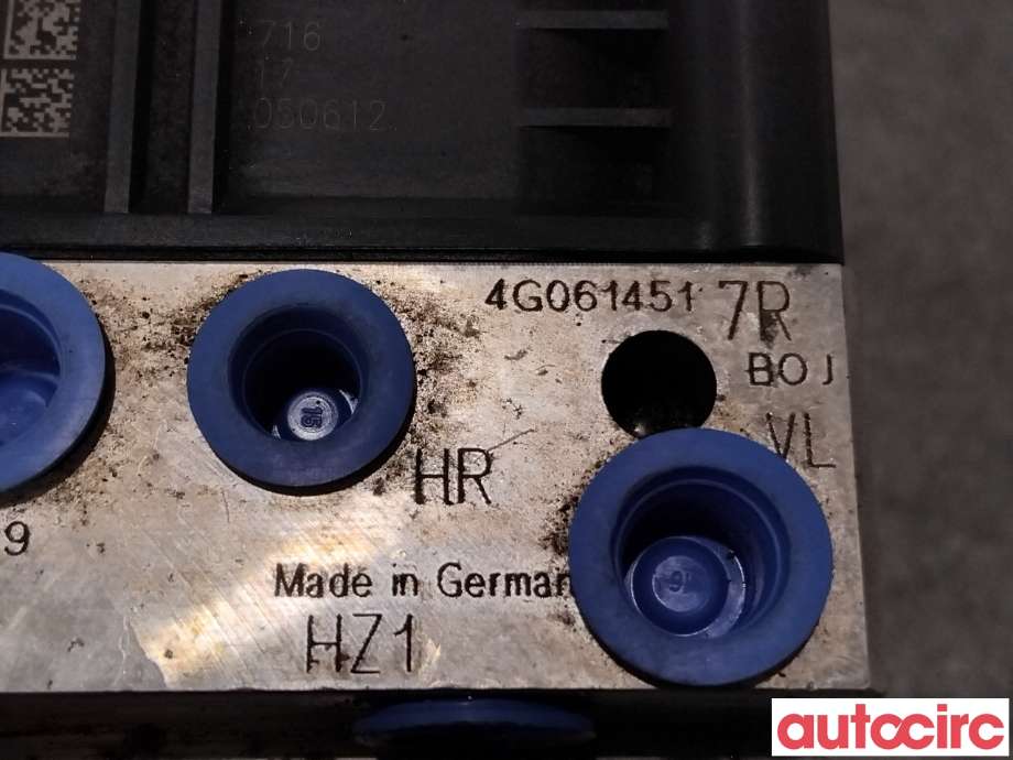 ABS sentral til Audi A7 2010-2014 (Type I, Fase 1)  (AUDI|4G0614517R|0265250487)