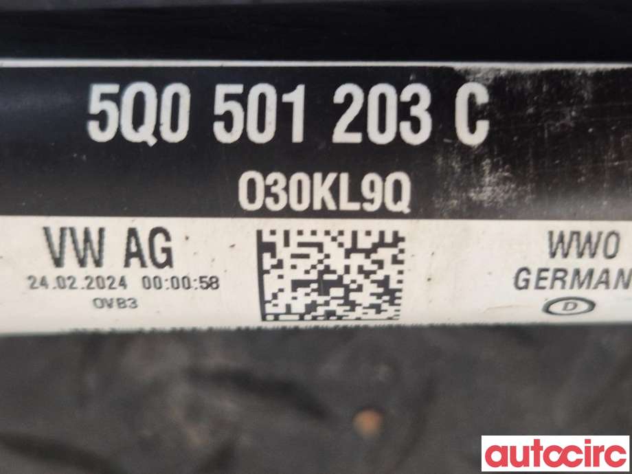 Drivaksel venstre bak til Škoda Octavia 2020-->> (Type IV)  (SKODA|5Q0501203C||5Q0501203CX)