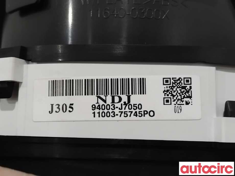 Instrumentpanel til Kia Cee
