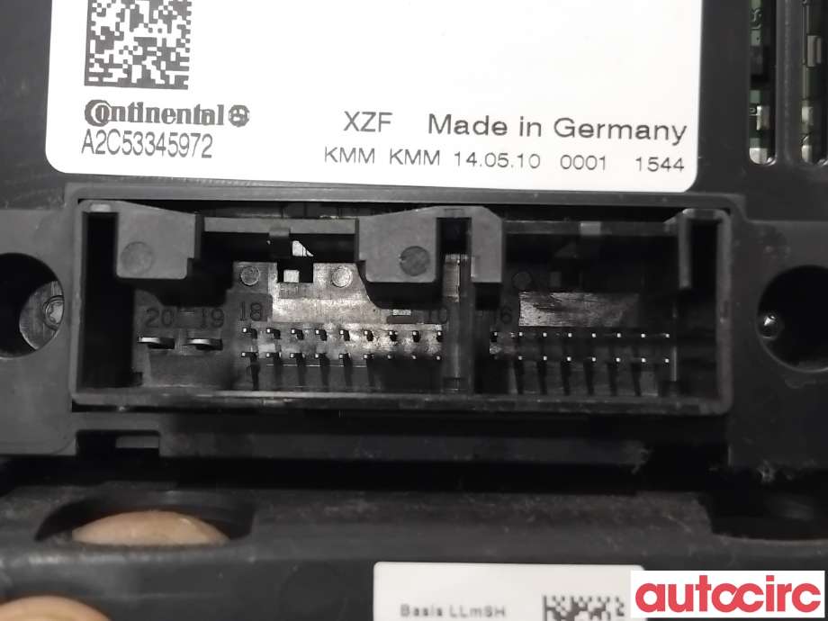 Varmeapparat betjening til Audi A4 2007-2014 (Type IV) (B8) (B8) (AUDI|8T1820043AH|A2C53345972|8T1820043AS)