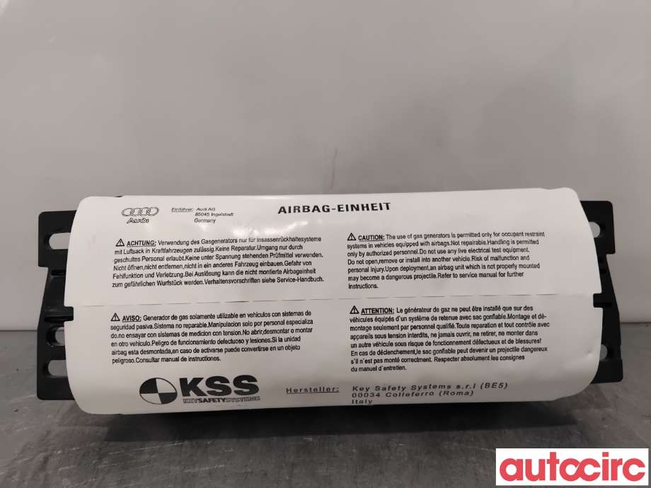 Airbag passasjer til Audi A4, 2007-2014 (Type IV) (B8) (B8) (AUDI|8T0880204F)