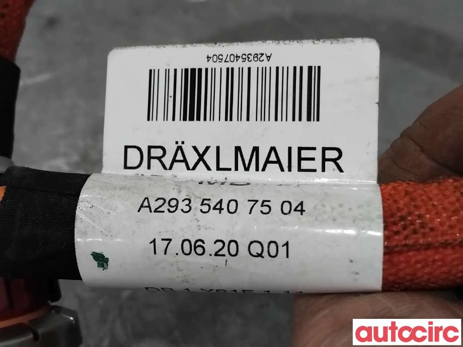 Kabel høy volt (HV) hybrid til Mercedes EQC 2019-->>  (MERCEDES|A2935407504|)