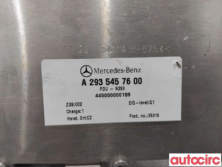 Diverse deler til Mercedes EQC 2019-->>  (MERCEDES|A2935457600|)